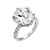 Glamour Oval Cocktail Ring - Platinum