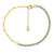 Half & Half Bracelet - Yellow Gold