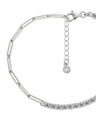 Half & Half Bracelet - White