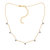 Heart Station Necklaces - Yellow Gold