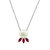 Ocean Gift Pearl With CZ Accents Necklace - Ruby