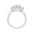 Pear CZ Halo Ring