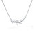 Pearl Little Leaf Twigs Necklace - Platinum