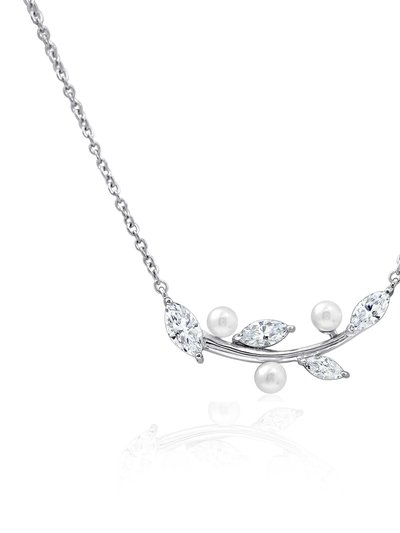 Diamonbliss Pearl Little Leaf Twigs Necklace product