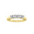 Princess 5-Stone Ring - Yellow Gold