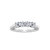 Princess 5-Stone Ring - Rhodium