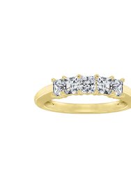 Princess 5-Stone Ring - Yellow Gold