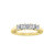 Princess 5-Stone Ring - Yellow Gold