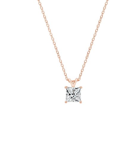 Diamonbliss Princess Solitaire Pendant Necklace product