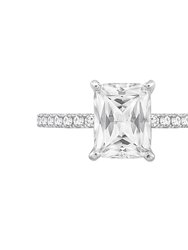 Radiant Emerald Cut Solitaire Ring