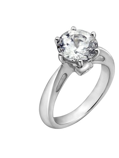 Diamonbliss Round Cut Solitaire With Tapered Band Ring product