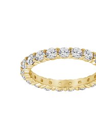 Round Eternity Ring - Yellow Gold