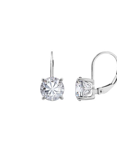 Diamonbliss Round Solitaire Earrings With Leverback product