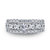 Set Of Three Half Eternity Band Ring