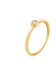 Solo Bezel Ring -  Gold