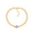 Solo Emerald Chain Bracelet - Yellow Gold