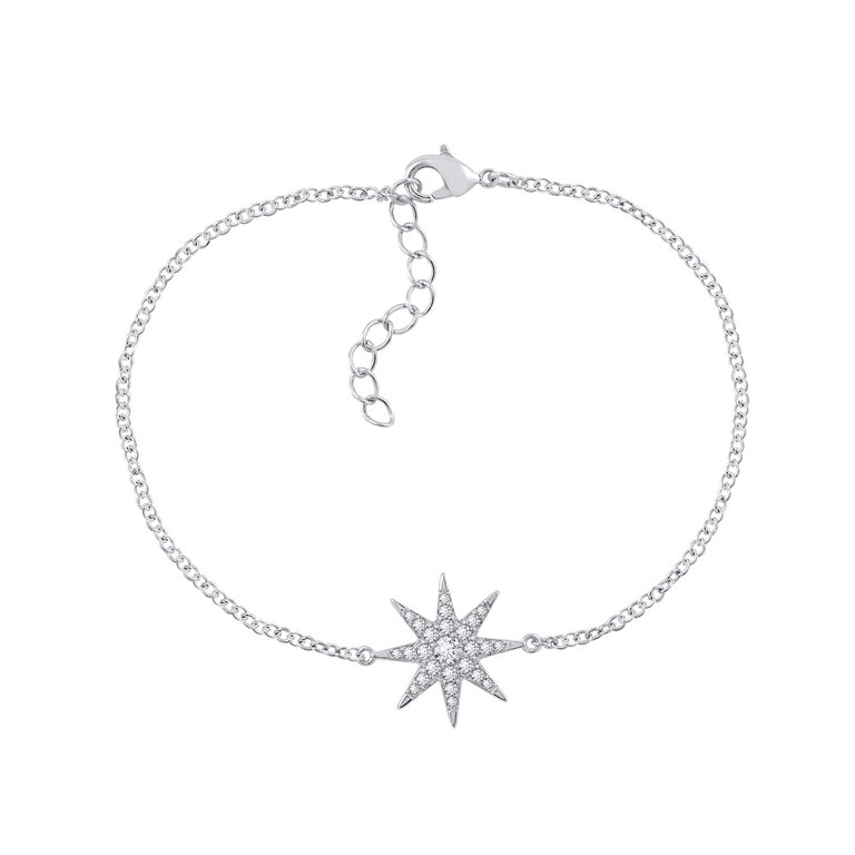 Starburst Bracelet - White