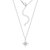 Starburst Dainty Pendant Necklace - White