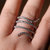 Swirl Triple Wrap Ring