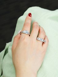 Tapered Emerald Cut Baguette Ring