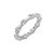 Tension Set Band Ring - Silver