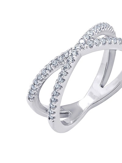 Diamonbliss Thin Criss Cross X Ring product