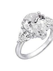 Timeless Pear Cut Engagement Ring - Clear