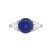 Timeless Round Cut Engagement Ring - Sapphire