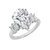 Vertical Baguette Accented Solitaire Ring