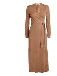 Astrid Sweater Dress In Camel