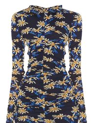 Azula Reversible Dress Paris Floral Sm Navy/Tiny Bean - Navy