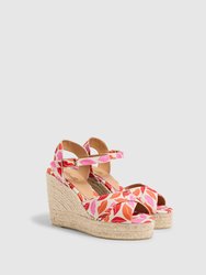 Blaudell Wedge Espadrille - Multicolor Lips