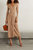 Dvf Astrid Wool Cashmere Wrap Midi Dress Camel