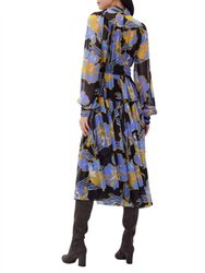 Kent Dress In Floral Blue