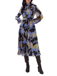 Kent Dress In Floral Blue