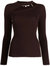 Women Barton Long Sleeve Cut-Out Top - Brown