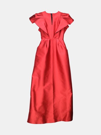 Dice Kayek Dice Kayek Women's Red Ruffle Shoulder Gown Dress product