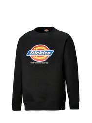 Dickies Adults Unisex Longton Branded Sweatshirt (Black) - Black