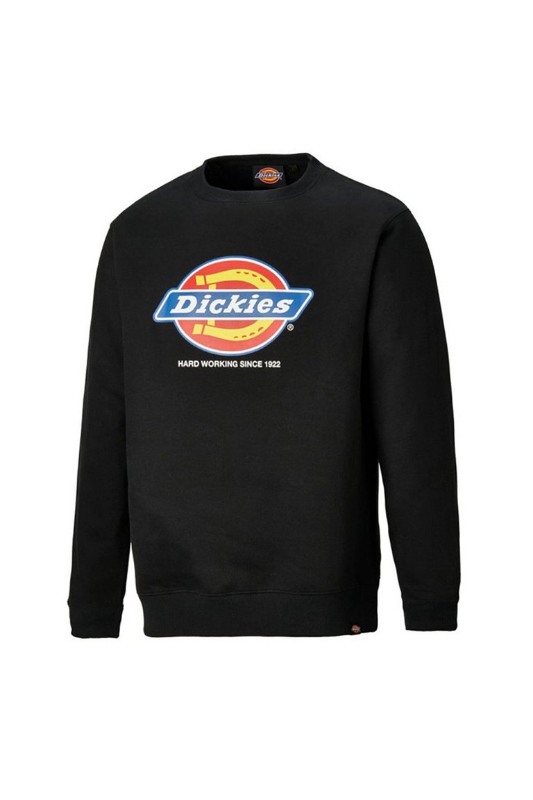 Dickies Adults Unisex Longton Branded Sweatshirt (Black) - Black