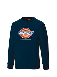 Dickies Adults Unisex Longton Branded Sweatshirt (Navy Blue) - Navy Blue
