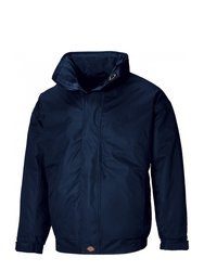 Dickies Mens Cambridge Jacket (Concealed Hood) (Navy Blue) - Navy Blue