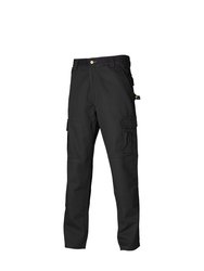 Dickies Mens Industry 300 Two-Tone Work Trousers (Regular And Tall) / Workwear (Black) - Black