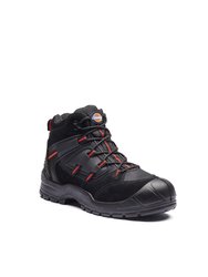 Mens Everyday Safety Boot - Jet Black/Red - Jet Black/Red