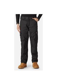 Mens Everyday Work Trousers - Black - Black