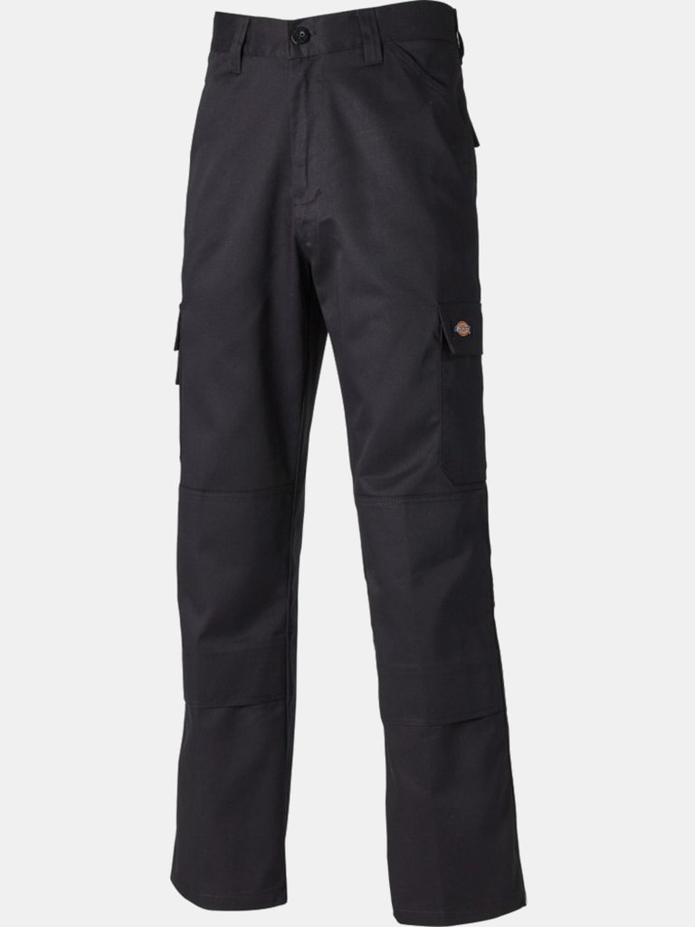 Mens Everyday Work Trousers - Black - Black