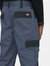 Mens Everyday Work Trousers - Gray/Black