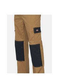 Mens Everyday Work Trousers - Khaki/Black