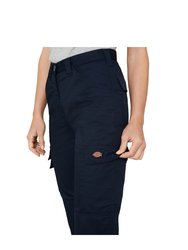 Womens/Ladies Everyday Flex Work Trousers (Navy)