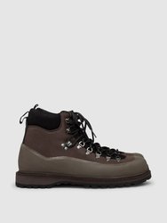 Roccia Vet Lace-Up Boot - Brown Fabric