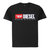 Black Embroidered Logo T-Shirt - Black